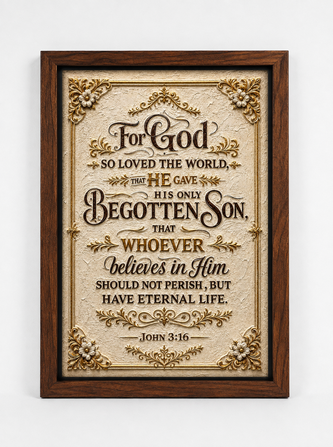 God so loved the world
