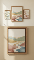 Framed Canvas Print with Psalm 23